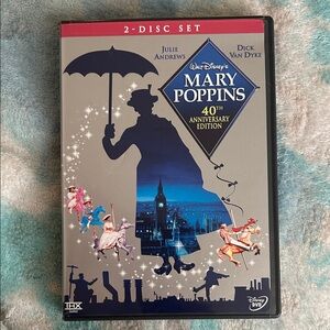 Disney Mary Poppins 40th Anniversary Edition DVD - Red and Blue